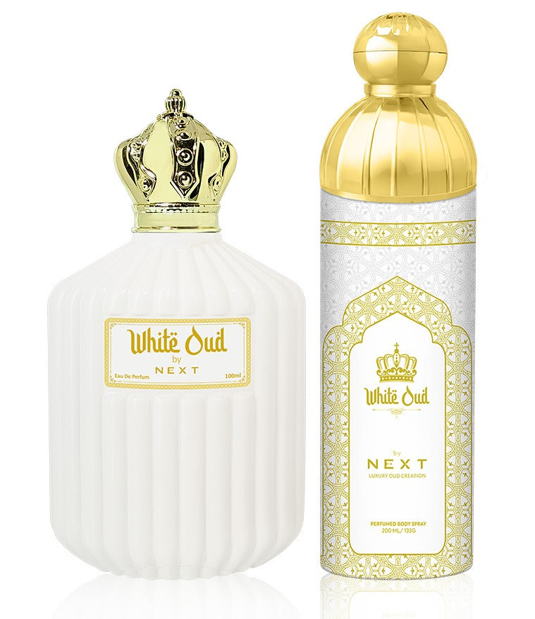 Luxury Whit Oud Perfume and Deodorant 100ml +200ml|Long Lasting Fragrance |Odor Control |Party Perfume