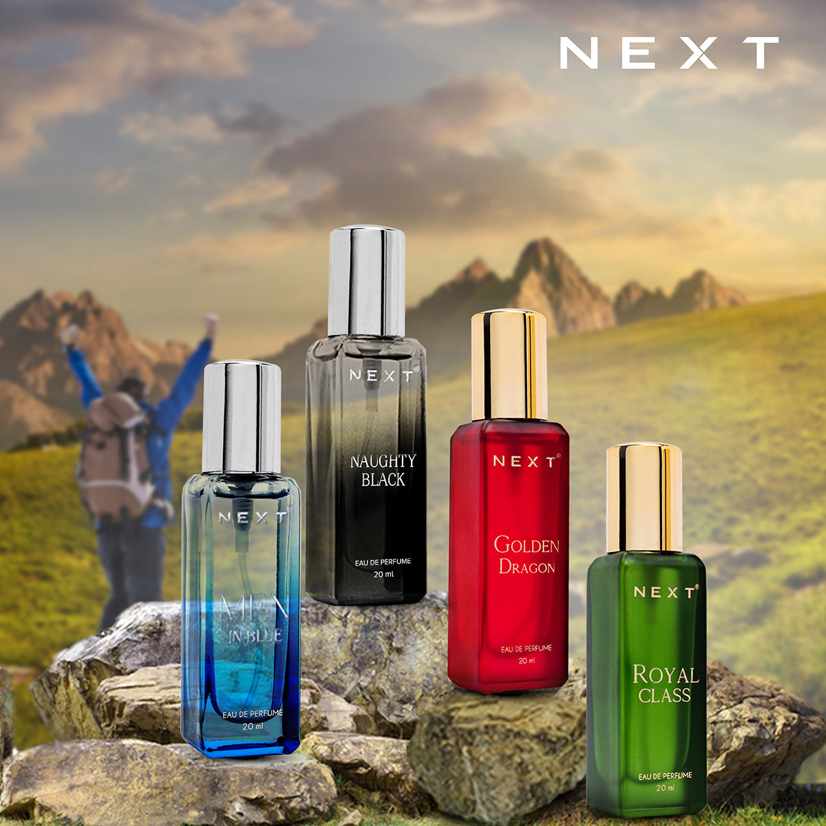 NEXT Discovery Pack Set of 4 Fragrances 20ml Each NEXT CARE INC